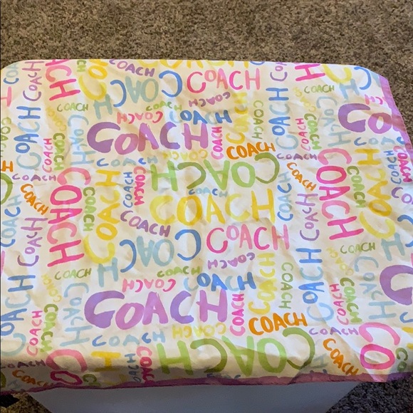 Coach Neck Scarf and Satchel - Picture 3 of 6